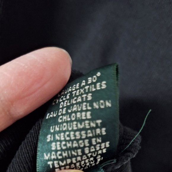 Lauren Ralph Lauren Womens Black Crew Neck T-Shirt Short Sleeve 100% Cotton 2XL - Picture 11 of 12